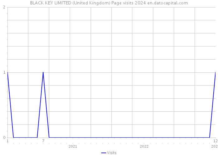 BLACK KEY LIMITED (United Kingdom) Page visits 2024 