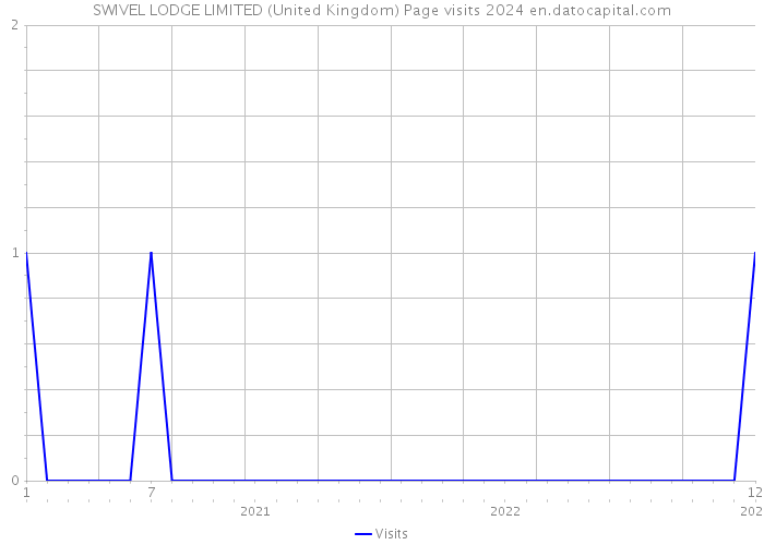SWIVEL LODGE LIMITED (United Kingdom) Page visits 2024 