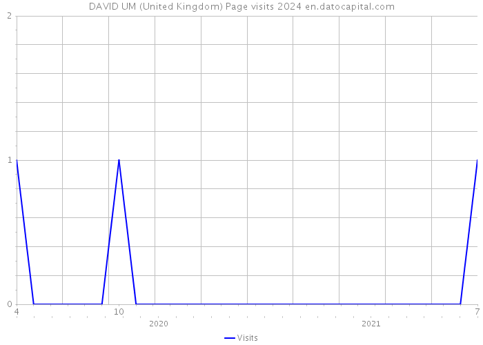 DAVID UM (United Kingdom) Page visits 2024 