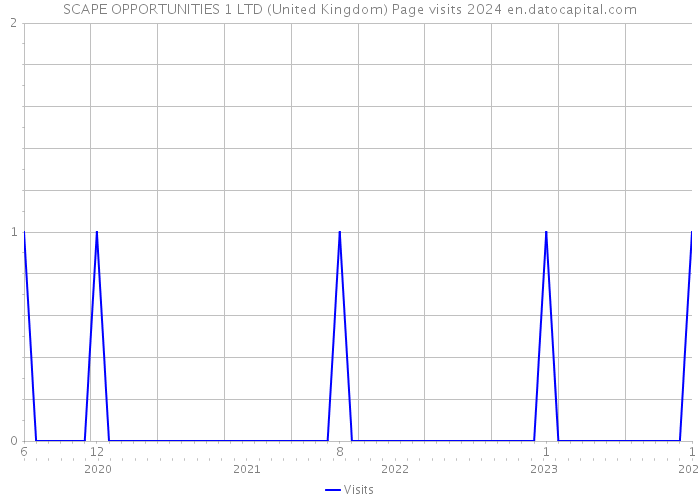 SCAPE OPPORTUNITIES 1 LTD (United Kingdom) Page visits 2024 