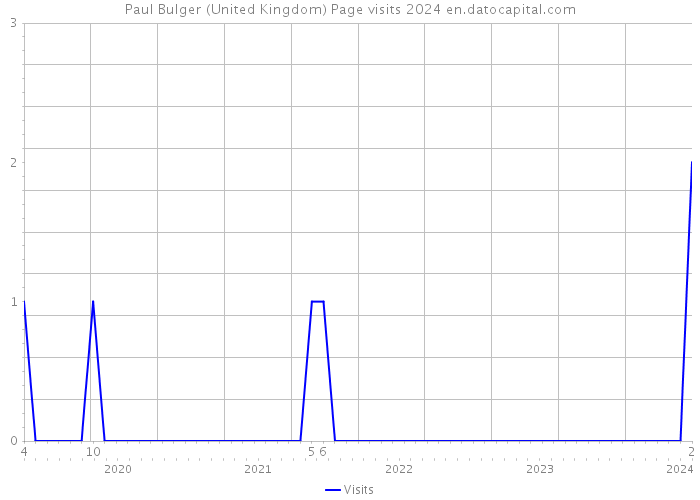 Paul Bulger (United Kingdom) Page visits 2024 