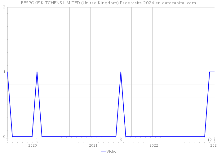 BESPOKE KITCHENS LIMITED (United Kingdom) Page visits 2024 