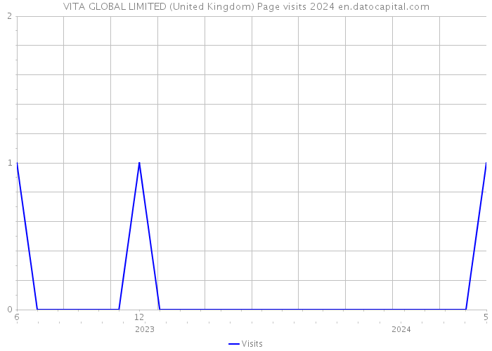 VITA GLOBAL LIMITED (United Kingdom) Page visits 2024 