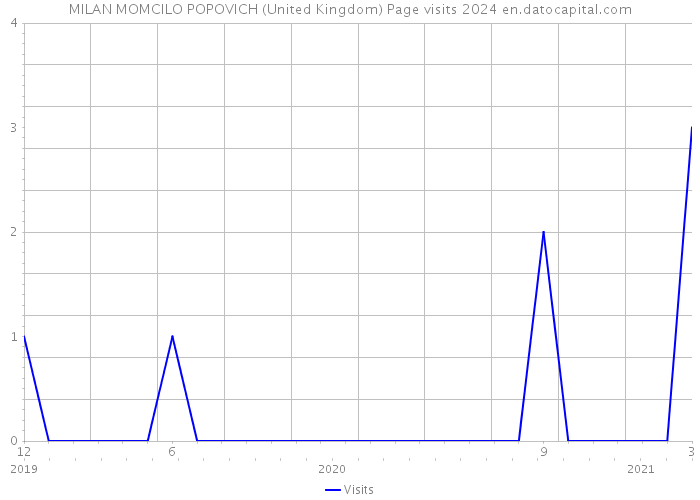 MILAN MOMCILO POPOVICH (United Kingdom) Page visits 2024 