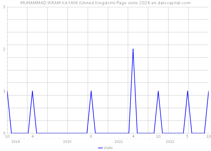 MUHAMMAD IKRAM KAYANI (United Kingdom) Page visits 2024 