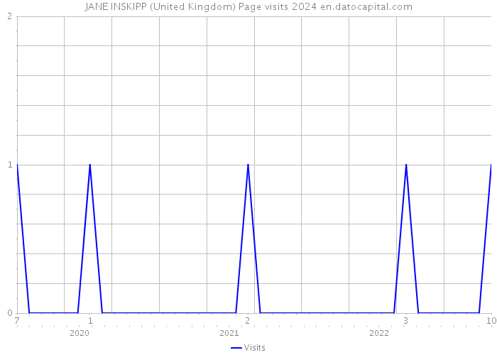JANE INSKIPP (United Kingdom) Page visits 2024 