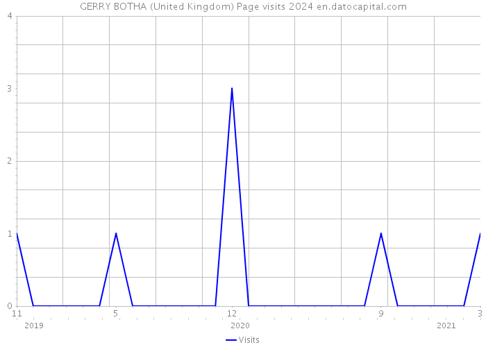 GERRY BOTHA (United Kingdom) Page visits 2024 