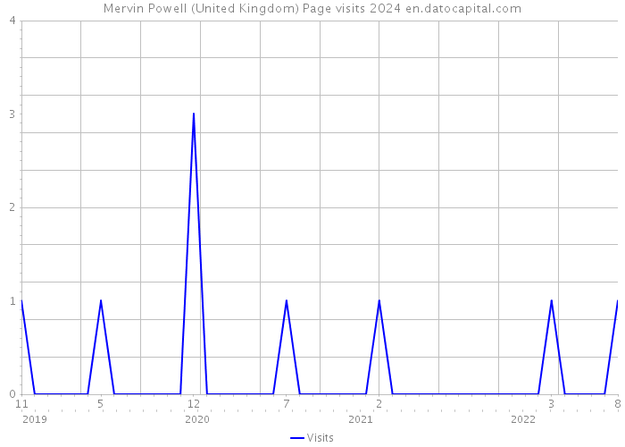 Mervin Powell (United Kingdom) Page visits 2024 