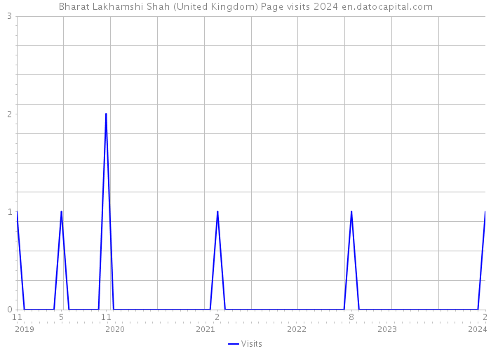 Bharat Lakhamshi Shah (United Kingdom) Page visits 2024 