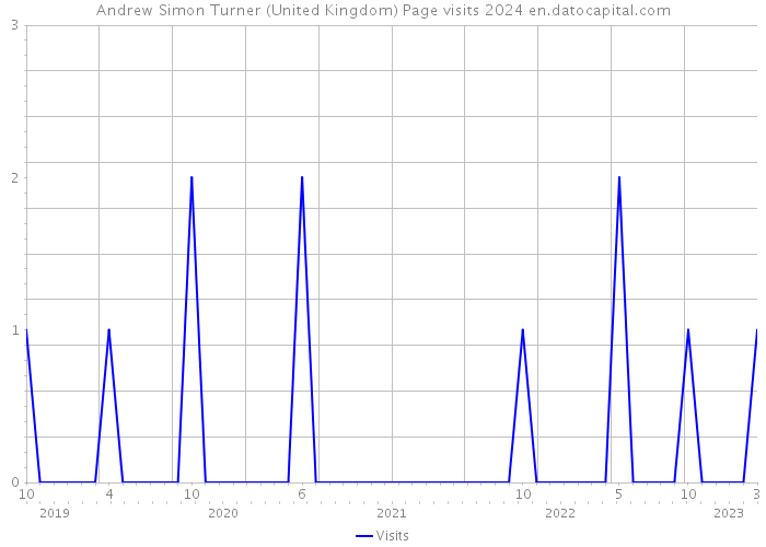 Andrew Simon Turner (United Kingdom) Page visits 2024 