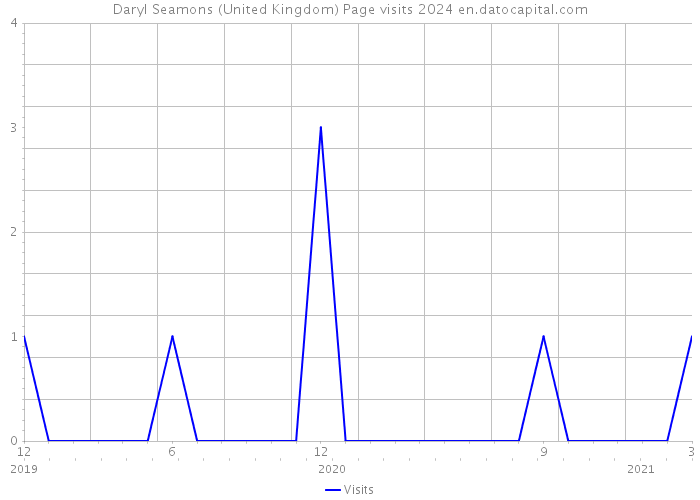 Daryl Seamons (United Kingdom) Page visits 2024 