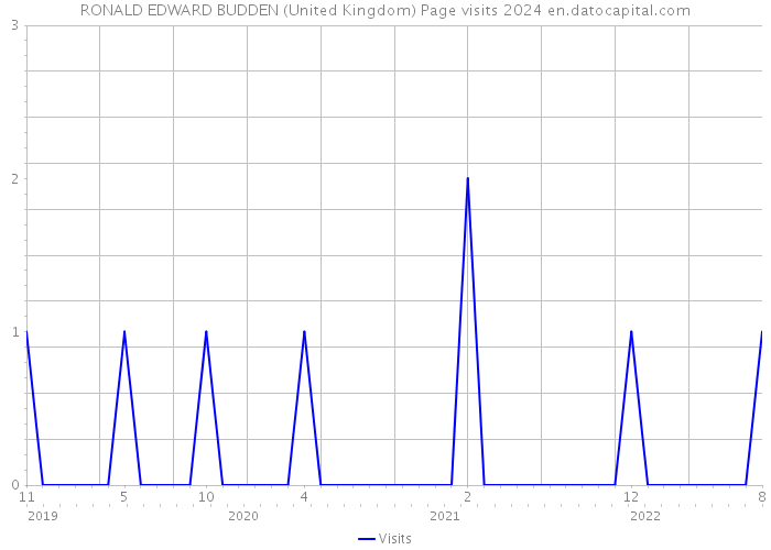 RONALD EDWARD BUDDEN (United Kingdom) Page visits 2024 