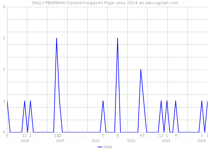 SALLY PEARMAN (United Kingdom) Page visits 2024 