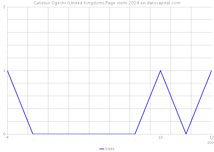 Calistus Ogechi (United Kingdom) Page visits 2024 