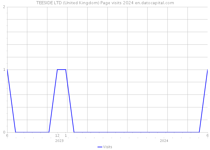 TEESIDE LTD (United Kingdom) Page visits 2024 