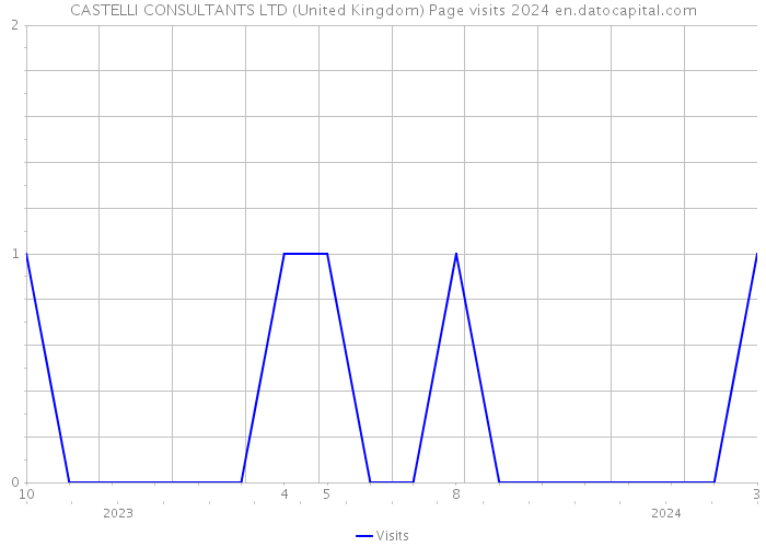 CASTELLI CONSULTANTS LTD (United Kingdom) Page visits 2024 