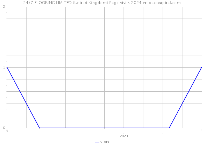 24/7 FLOORING LIMITED (United Kingdom) Page visits 2024 