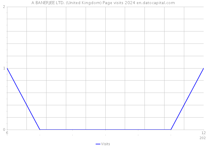 A BANERJEE LTD. (United Kingdom) Page visits 2024 