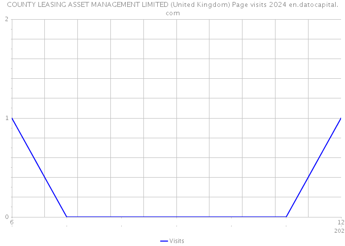 COUNTY LEASING ASSET MANAGEMENT LIMITED (United Kingdom) Page visits 2024 