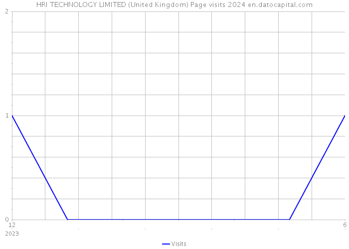 HRI TECHNOLOGY LIMITED (United Kingdom) Page visits 2024 