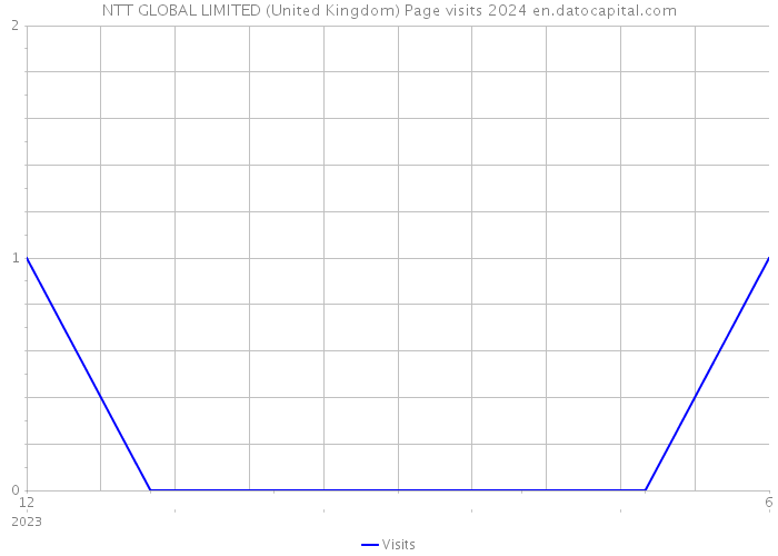 NTT GLOBAL LIMITED (United Kingdom) Page visits 2024 