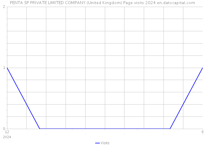 PENTA SP PRIVATE LIMITED COMPANY (United Kingdom) Page visits 2024 