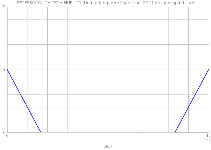 PETERBOROUGH TECH HUB LTD (United Kingdom) Page visits 2024 