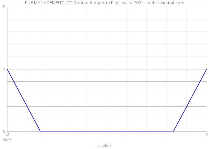 PNE MANAGEMENT LTD (United Kingdom) Page visits 2024 
