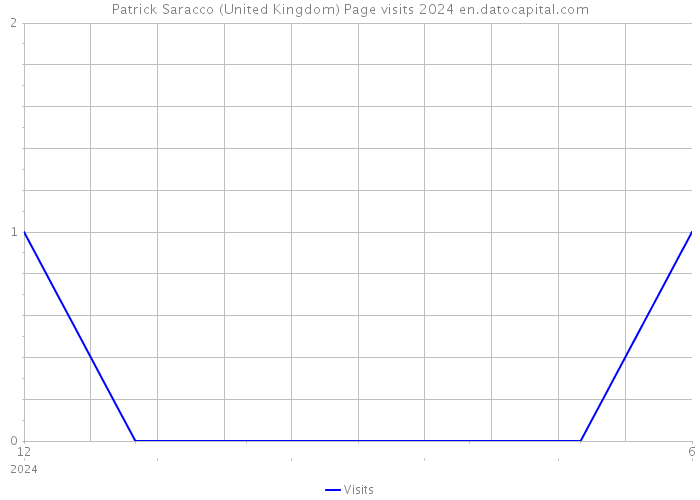 Patrick Saracco (United Kingdom) Page visits 2024 