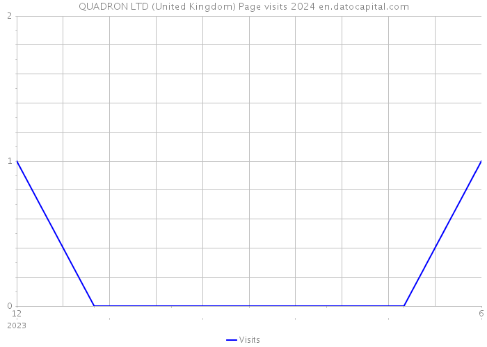 QUADRON LTD (United Kingdom) Page visits 2024 