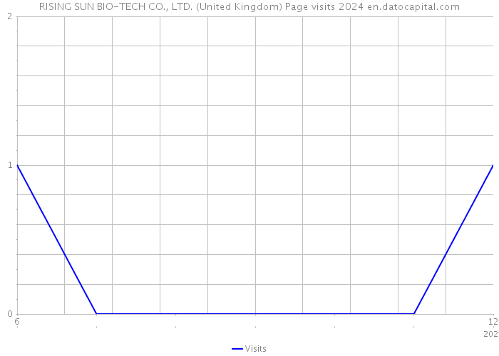 RISING SUN BIO-TECH CO., LTD. (United Kingdom) Page visits 2024 