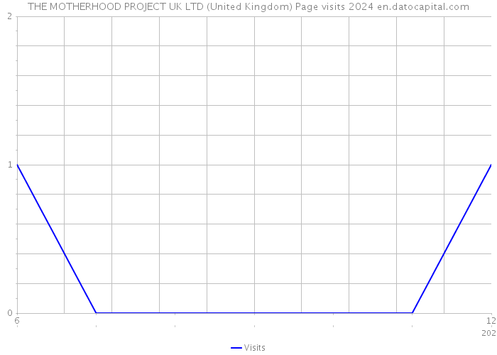 THE MOTHERHOOD PROJECT UK LTD (United Kingdom) Page visits 2024 