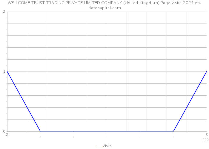 WELLCOME TRUST TRADING PRIVATE LIMITED COMPANY (United Kingdom) Page visits 2024 