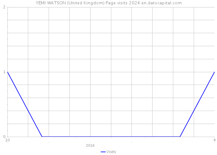 YEMI WATSON (United Kingdom) Page visits 2024 
