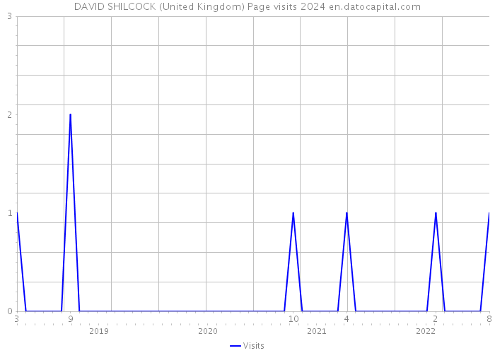 DAVID SHILCOCK (United Kingdom) Page visits 2024 