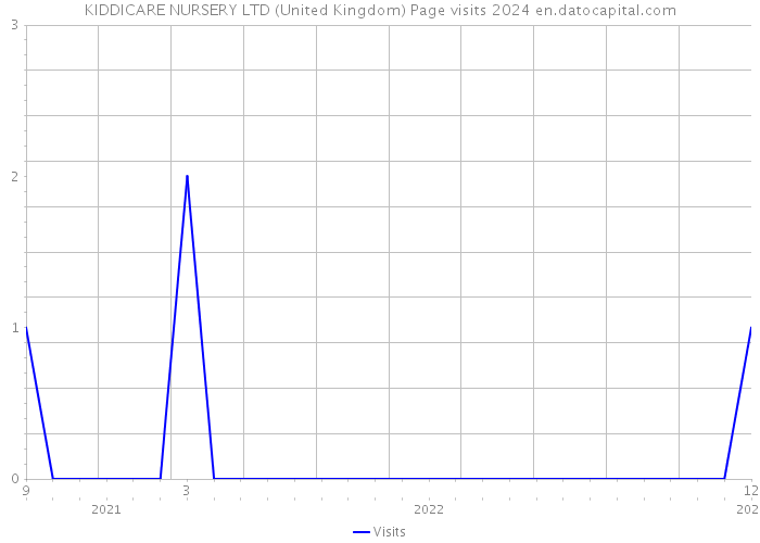 KIDDICARE NURSERY LTD (United Kingdom) Page visits 2024 