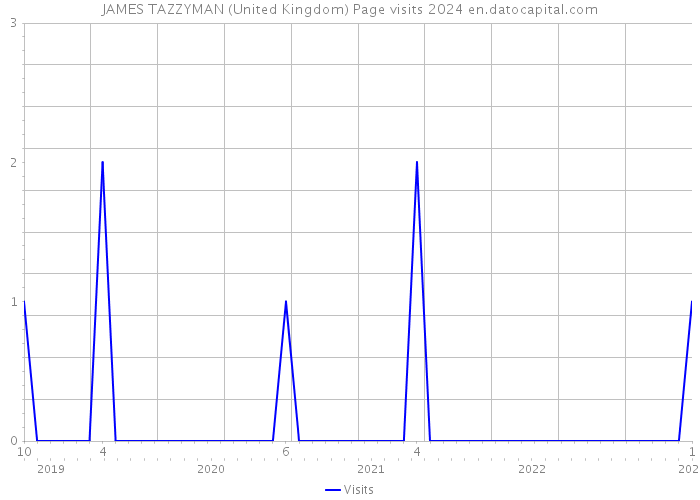 JAMES TAZZYMAN (United Kingdom) Page visits 2024 