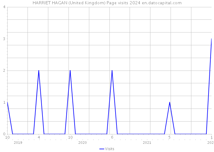 HARRIET HAGAN (United Kingdom) Page visits 2024 