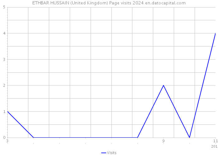 ETHBAR HUSSAIN (United Kingdom) Page visits 2024 