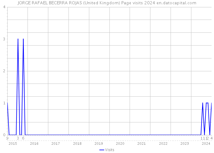 JORGE RAFAEL BECERRA ROJAS (United Kingdom) Page visits 2024 