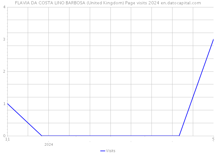 FLAVIA DA COSTA LINO BARBOSA (United Kingdom) Page visits 2024 