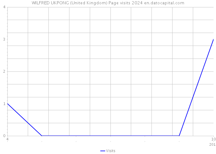 WILFRED UKPONG (United Kingdom) Page visits 2024 