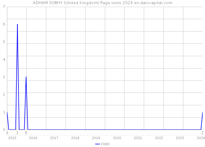 ADHAM SOBHY (United Kingdom) Page visits 2024 