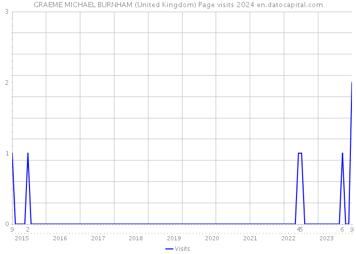 GRAEME MICHAEL BURNHAM (United Kingdom) Page visits 2024 
