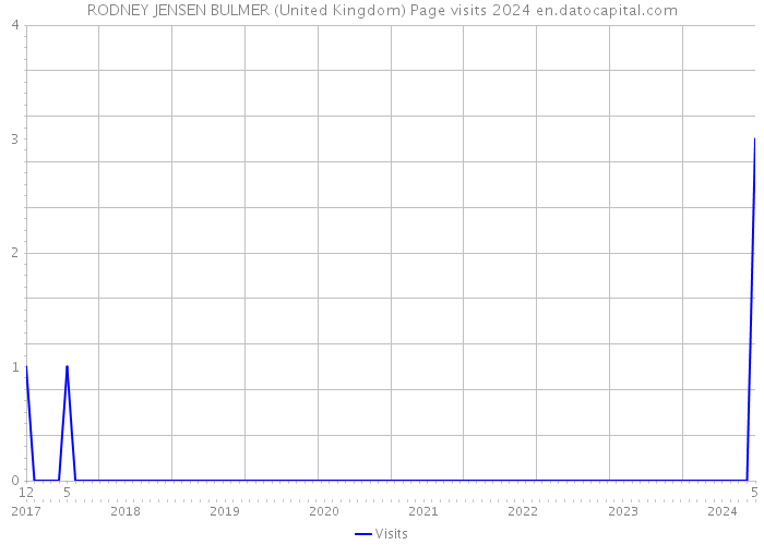 RODNEY JENSEN BULMER (United Kingdom) Page visits 2024 