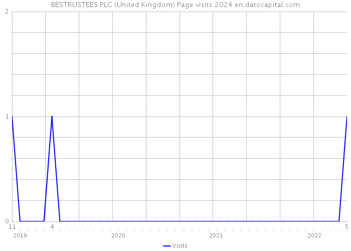 BESTRUSTEES PLC (United Kingdom) Page visits 2024 