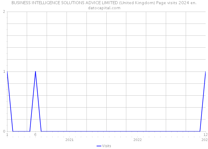 BUSINESS INTELLIGENCE SOLUTIONS ADVICE LIMITED (United Kingdom) Page visits 2024 
