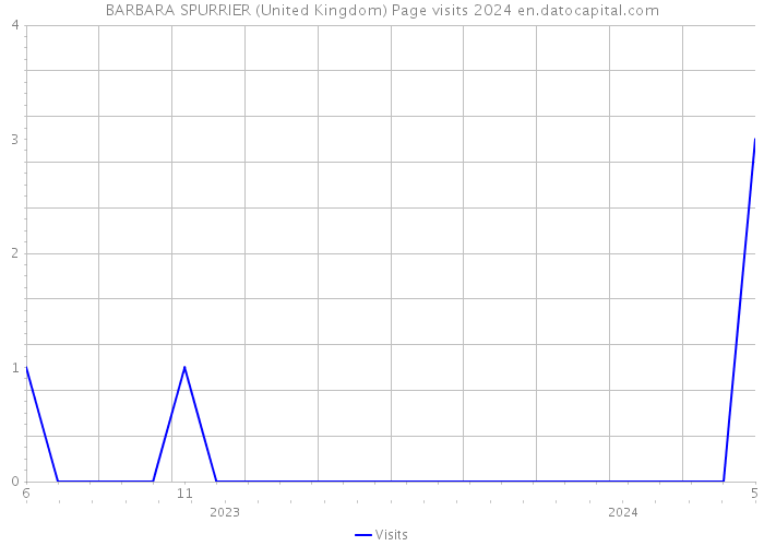 BARBARA SPURRIER (United Kingdom) Page visits 2024 