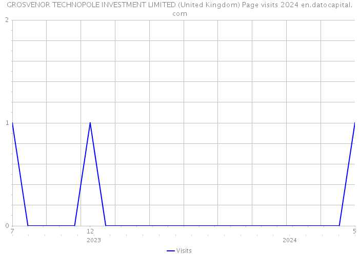 GROSVENOR TECHNOPOLE INVESTMENT LIMITED (United Kingdom) Page visits 2024 