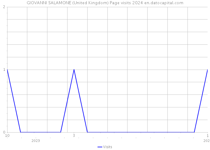 GIOVANNI SALAMONE (United Kingdom) Page visits 2024 